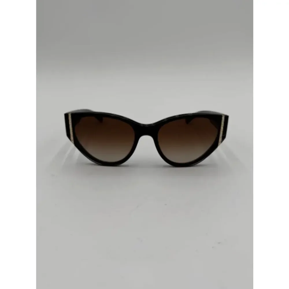 Chanel Acetate Cat Eye Sunglasses 6054 Black
